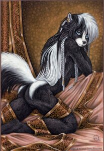 Rating: Questionable Score: 0 Tags: 2002 anthro artist_name black_body black_fur black_hair black_nose blue_eyes braided_hair character_name copyright_symbol countershade_face countershade_fur countershading dark_natasha detailed detailed_background detailed_fur e621 ear_piercing ear_ring english_text female fur hair hi_res long_hair looking_at_viewer mammal markings mature_anthro mature_female mephitid nude piercing raised_tail rear_view ring_piercing signature skunk solo striped_body striped_fur striped_markings striped_skunk striped_tail stripes symbol tail tail_markings text valencia_(jmh) white_body white_fur white_hair User: bunchy7s