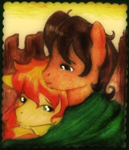 Rating: Safe Score: 0 Tags: duo e621 equid equine female friendship_is_magic hasbro horse male mammal my_little_pony outside pony romantic romantic_ambiance romantic_couple vivitheheiwa User: bunchy7s