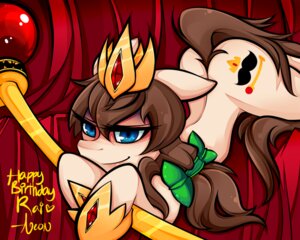 Rating: Safe Score: 0 Tags: 2013 5:4 blue_eyes brown_hair crown cutie_mark e621 equid equine female hair hasbro headgear horse mammal my_little_pony pony rai_pony scepter shrubbery-bunny solo tail User: bunchy7s