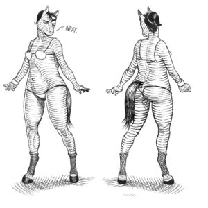 Rating: Questionable Score: 0 Tags: 1:1 anthro barefoot bikini biped black_and_white bra butt clothed clothing e621 equid equine feet female fur hair hooves horse lima_(siyah) mammal micro_bikini monochrome multiple_angles navel ponytail simple_background siyah sketch solo standing striped_body striped_fur stripes swimwear text thick_thighs two-piece_swimsuit underwear unguligrade white_background wide_hips User: bunchy7s