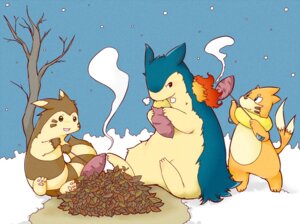 Rating: Safe Score: 0 Tags: ambiguous_gender buizel e621 feral fire food furret generation_2_pokemon generation_4_pokemon group kinoko mammal mustelid nintendo outside plant pokemon pokemon_(species) sitting snow sweet_potato typhlosion vegetable User: bunchy7s