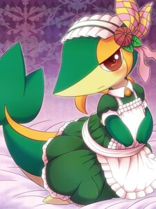 Rating: Safe Score: 0 Tags: 3:4 3_fingers alternative_fashion blush checkered checkered_background classic_lolita clothing e621 female fingers generation_5_pokemon green_body green_skin hm3526 j-fashion lolita_(fashion) looking_at_viewer maid_uniform nintendo pattern_background pokemon pokemon_(species) red_eyes reptile scalie simple_background snivy solo uniform User: bunchy7s