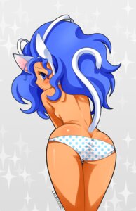Rating: Questionable Score: 0 Tags: animal_humanoid blue_eyes blue_hair butt capcom cat_humanoid cat_tail clothing darkstalkers e621 ee0418 felicia_(darkstalkers) felid felid_humanoid feline feline_humanoid female hair hi_res humanoid long_hair looking_at_viewer looking_back mammal mammal_humanoid panties solo tail underwear User: bunchy7s