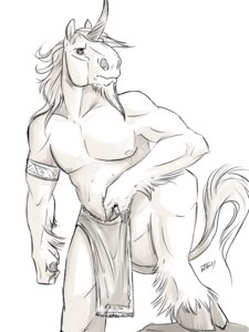 Rating: Safe Score: 0 Tags: 3:4 3_fingers anthro armband beard bottomwear clothed clothing e621 equid equine facial_hair fingers front_view fur greyscale hair hooved_fingers hooves horn loincloth male mammal monochrome muscular muscular_anthro muscular_male mythological_creature mythological_equine mythology nipples pose simple_background sketch skimpy solo step_pose tail tail_tuft tathi topless tuft unicorn white_background User: bunchy7s