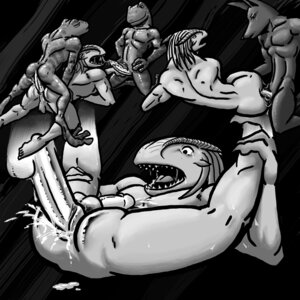 Rating: Explicit Score: 0 Tags: 1:1 anal anal_penetration anthro balls bodily_fluids canid canine canis cum dragonborn_(dnd) dungeons_and_dragons duo e621 erection genital_fluids genitals hasbro interspecies jackal male male/male male_penetrated male_penetrating male_penetrating_male mammal monochrome open_mouth oral penetration penis quixotically_erotic reptile scalie sex wizards_of_the_coast User: bunchy7s