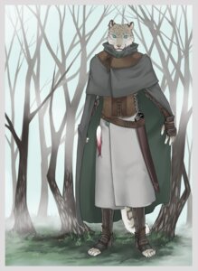 Rating: Safe Score: 0 Tags: ambiguous_gender anthro armor belt biped boots cape clothing detailed detailed_background e621 felid footwear grass looking_at_viewer mammal melee_weapon nature outside pantherine plant scabbard shoes snow_leopard solo standing sword tail toony tree weapon wood yoe User: bunchy7s