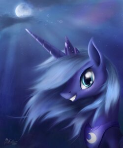 Rating: Safe Score: 0 Tags: 2012 5:6 absurd_res ajvl armor blue_eyes blue_hair cloud crown e621 equid equine female feral friendship_is_magic hair hasbro headgear hi_res horn mammal moon my_little_pony mythological_creature mythological_equine mythology outside princess_luna_(mlp) solo star tiara unicorn User: bunchy7s