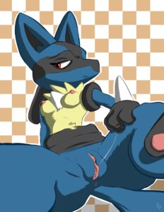 Rating: Explicit Score: 0 Tags: after_masturbation anthro anus black_body black_fur blue_body blue_fur bodily_fluids breasts canid canine e621 female fur generation_4_pokemon genital_fluids genitals hi_res lucario mammal nintendo nipples pokemon pokemon_(species) presenting solo spread_legs spreading tail thedrainpipe vaginal vaginal_fluids vulva yellow_body yellow_fur User: bunchy7s