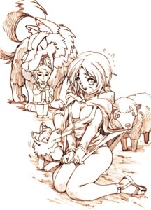 Rating: Questionable Score: 0 Tags: breasts brown canine cleavage clothing enek female hisahiko holo kneeling kraft_lawrence medium_breasts monochrome nora_arento panties rule34 sheep skirt skirt_pull skirt_tug spice_and_wolf wolf User: bunchy7s