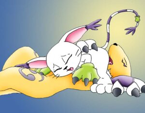 Rating: Explicit Score: 0 Tags: ambiguous_gender anthro anthro_on_anthro bandai_namco canid canine color_edit colored digimon digimon_(species) duo e621 ear_tuft eyes_closed felid female fur gatomon gradient_background licking mammal mewtwox_(colorist) oral renamon sex simple_background tail third-party_edit tongue tongue_out tuft unknown_artist white_body white_fur yellow_body yellow_fur User: bunchy7s
