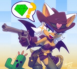 Rating: Questionable Score: 0 Tags: 2014 anthro bandeau bat big_breasts breasts cactuar chaps cleavage clothed clothing cosplay cowboy cowboy_hat crossover crossover_cosplay duo e621 female final_fantasy fully_clothed green_eyes gun hair hat headgear headwear holding_gun holding_object holding_ranged_weapon holding_weapon humanoid lasso mammal membrane_(anatomy) membranous_wings monster nancher nipple_outline question_mark ranged_weapon rope rouge_the_bat sega shirt smile sonic_the_hedgehog_(series) square_enix topwear weapon western white_hair wild_west wings User: bunchy7s