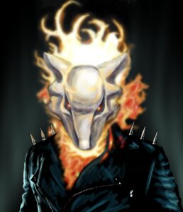 Rating: Safe Score: 0 Tags: bone bust_portrait clothing crossover digital_media_(artwork) e621 fire generation_1_pokemon ghost_rider heavenhairsixes hi_res jacket leather leather_clothing leather_jacket leather_topwear looking_at_viewer male marowak marvel nintendo pokemon pokemon_(species) portrait skull solo topwear User: bunchy7s