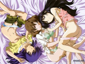 Rating: Questionable Score: 0 Tags: 3girls ass black_hair bra breasts brown_eyes brown_hair cleavage clothes_pull female female_only futaba_kutsuki green_green long_hair looking_at_viewer lying multiple_females multiple_girls navel official_art on_bed open_clothes open_shirt panties pants_down panty_pull partially_clothed purple_hair red_eyes rule34 sanae_minami shirt smile tagme teenage_female teenager undressing wakaba_kutsuki young young_female User: bunchy7s
