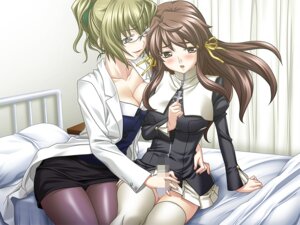 Rating: Explicit Score: 0 Tags: blonde_hair blush bow breasts brown_eyes brown_hair censored cleavage futanari futanari_kanon-chan game_cg glasses intersex kawahara_maya_(futanari_kanon-chan) lipstick nurse open_mouth rule34 shinonome_kanon User: bunchy7s