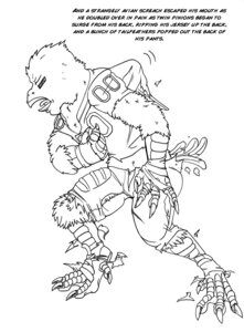 Rating: Safe Score: 0 Tags: accipitrid accipitriform american_football anthro arania avian bald_eagle beak bird bottomwear claws clothing competition_number e621 eagle english_text feathered_wings feathers feet football_player footwear gloves handwear jersey legwear male monochrome nfl number number_on_clothing number_on_jersey number_on_topwear number_print pants pheagle philadelphia_eagles print_clothing print_jersey print_topwear sea_eagle shirt simple_background socks solo species_transformation sport swoop_(philadelphia_eagles) talons text toes topwear torn_clothing transformation white_background wings User: bunchy7s