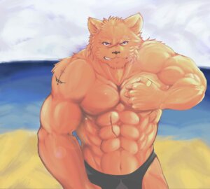Rating: Safe Score: 0 Tags: abs absurd_res anthro barazoku beach biceps biped brown_body brown_fur claws clenched_teeth clothed clothing cloud detailed_background e621 fangs fur hi_res kemono male muscular muscular_anthro muscular_male outside pec_grab pecs purple_eyes sand scar sea seaside sewind sky solo speedo standing swimwear tattoo teeth topless water User: bunchy7s Rating: Safe Score: 0 Tags: abs absurd_res anthro barazoku beach biceps biped brown_body brown_fur claws clenched_teeth clothed clothing cloud detailed_background e621 fangs fur hi_res kemono male muscular muscular_anthro muscular_male outside pec_grab pecs purple_eyes sand scar sea seaside sewind sky solo speedo standing swimwear tattoo teeth topless water User: bunchy7s