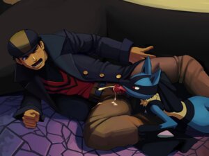 Rating: Explicit Score: 0 Tags: 4:3 ambiguous_gender anthro black_body black_fur blue_body blue_fur blush bodily_fluids brown_eyes canid canine clothed clothing cum dgls duo e621 erection fur generation_4_pokemon genital_fluids genitals human human_on_anthro humanoid_genitalia humanoid_penis interspecies licking lucario lying male male/ambiguous mammal nintendo nude on_back one_eye_closed oral orgasm penile penis penis_lick penis_poking_out penis_through_fly pokemon pokemon_(species) pokephilia red_eyes sex tongue tongue_out veteran_(pokemon) yellow_body yellow_fur User: bunchy7s