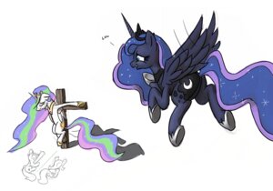 Rating: Safe Score: 0 Tags: blue_hair body_worship cross crucifixion cutie_mark e621 equid equine ethereal_hair feathered_wings feathers female feral friendship_is_magic group hair hasbro horn mammal my_little_pony mythological_creature mythological_equine mythology princess princess_celestia_(mlp) princess_luna_(mlp) quadruped royalty tail unknown_artist winged_unicorn wings User: bunchy7s