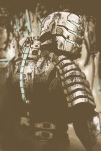 Rating: Safe Score: 0 Tags: armor dead_space detailed_background e621 electronic_arts headgear helmet hi_res human isaac_clarke looking_at_viewer looking_back male mammal monochrome naythynn not_furry redraw sepia solo visceral_games User: bunchy7s