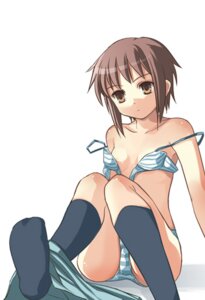 Rating: Questionable Score: 0 Tags: arm_support black_kneehighs black_legwear bra clothing female female_only flat_chest footwear green_bra green_panties human kneehighs lingerie nagato_yuki open_bra panties rule34 short_hair sitting skirt skirt_pull socks solo strap_slip striped striped_bra striped_panties suzumiya_haruhi_no_yuuutsu underwear yuuji User: bunchy7s Rating: Questionable Score: 0 Tags: arm_support black_kneehighs black_legwear bra clothing female female_only flat_chest footwear green_bra green_panties human kneehighs lingerie nagato_yuki open_bra panties rule34 short_hair sitting skirt skirt_pull socks solo strap_slip striped striped_bra striped_panties suzumiya_haruhi_no_yuuutsu underwear yuuji User: bunchy7s