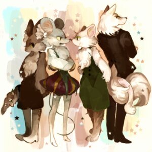 Rating: Safe Score: 0 Tags: 1:1 anthro canid canine canis domestic_dog e621 female group lagomorph leporid male mammal mouse murid murine rabbit robi rodent tail User: bunchy7s