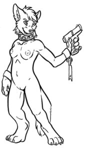 Rating: Explicit Score: 0 Tags: anthro black_and_white breasts canid canine collar collar_only e621 female genitals gun holding_gun holding_object holding_ranged_weapon holding_weapon keovi mammal monochrome nipples nude ranged_weapon sketch solo tail vulva weapon User: bunchy7s