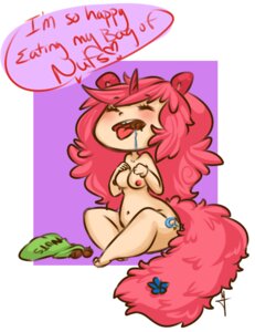 Rating: Questionable Score: 0 Tags: acorn anthro anthrofied bodily_fluids breasts drooling e621 eyes_closed female food fruit hair hasbro hi_res mammal my_little_pony nut_(fruit) pink_hair plant rodent saliva sciurid solo tail tiki_san tree_squirrel User: bunchy7s Rating: Questionable Score: 0 Tags: acorn anthro anthrofied bodily_fluids breasts drooling e621 eyes_closed female food fruit hair hasbro hi_res mammal my_little_pony nut_(fruit) pink_hair plant rodent saliva sciurid solo tail tiki_san tree_squirrel User: bunchy7s