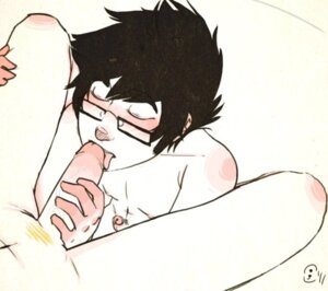 Rating: Explicit Score: 0 Tags: (;) 2boys black_hair closed_eyes dave_strider glasses holding_penis homestuck john_egbert licking_penis male monochrome ms_paint_adventures penis pubic_hair rule34 short_hair source_request tongue tongue_out white_background white_skin yaoi User: bunchy7s