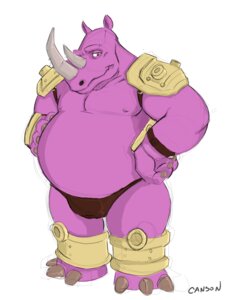 Rating: Questionable Score: 0 Tags: 2013 altered_beast anthro belly canson clothed clothing e621 hi_res horn male mammal neff_(altered_beast) overweight overweight_anthro overweight_male pink_body pink_skin rhinoceros sega signature skimpy solo speedo swimwear topless van_vader User: bunchy7s