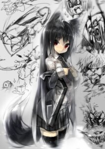 Rating: Safe Score: 0 Tags: absolute_territory accessory animal_humanoid black_clothing black_hair black_legwear bodily_fluids bottomwear canid canid_humanoid canine canine_humanoid clothing collared_shirt dress_shirt e621 female fox fox_humanoid fox_tail hair hi_res humanoid legwear long_hair looking_at_viewer mammal mammal_humanoid mamuru necktie plaid red_eyes school_uniform shirt sketch skirt solo tears thigh_highs topwear uniform User: bunchy7s