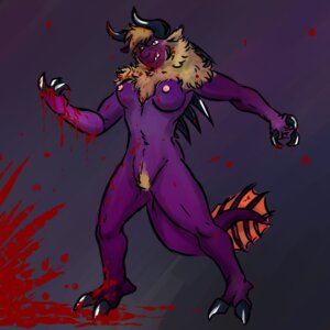 Rating: Explicit Score: 0 Tags: 1:1 2_toes 3_fingers anthro behemoth blonde_hair blood blood_drip blood_splatter blood_stain bloody_arm bloody_face bloody_foot bloody_hair bloody_hand bloody_horn bloody_leg breasts claws color female female_only final_fantasy hair horns messy nipples nude open_eyes pink_nipples purple_skin red_blood rule34 rule_63 sharp_teeth solo spikes standing tail tail_fin User: bunchy7s