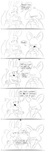 Rating: Questionable Score: 0 Tags: 2013 anthro anthrofied bangs bangs_(elpatrixf) bat blush breasts comic e621 elpatrixf english_text fan_character female generation_1_pokemon hair hair_over_eyes hi_res kriyu lagomorph leporid long_hair mammal membrane_(anatomy) membranous_wings monochrome nintendo pokemon pokemon_(species) pokemorph rabbit text wings zubat User: bunchy7s