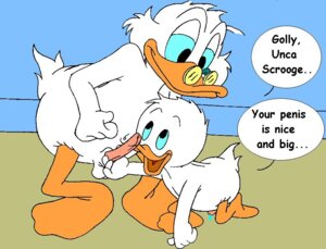 Rating: Explicit Score: 0 Tags: anatid anseriform anthro avian balls beak beak_fetish beak_play beak_sex beakjob bird bodily_fluids dewey_duck dialogue disney duck ducktales ducktales_(1987) duo e621 english_text erection eyewear fellatio flat_colors genital_fluids genitals glasses incest_(lore) male male/male mouseboy_(artist) name_drop name_in_dialogue nephew_(lore) non-mammal_balls nude oral penile penis precum scrooge_mcduck sex speech_bubble stated_incest text uncle_(lore) uncle_and_nephew_(lore) young young_anthro User: bunchy7s