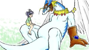 Rating: Safe Score: 0 Tags: coochan dragon duo e621 feathered_wings feathers feral human leaning leaning_backward legendz male mammal mythological_creature mythological_scalie mythology scalie shiron shu_(legendz) sitting sitting_on_another sitting_on_knee tail wings User: bunchy7s