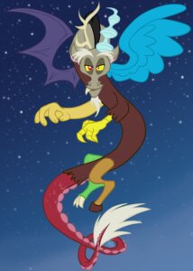Rating: Safe Score: 0 Tags: blue_body blue_feathers chimera discord_(mlp) draconequus e621 fangs feathered_wings feathers flying friendship_is_magic hasbro hi_res invderlava looking_at_viewer male membrane_(anatomy) membranous_wings mismatched_wings my_little_pony outside red_eyes sky solo star tail tail_tuft teeth tuft wings User: bunchy7s