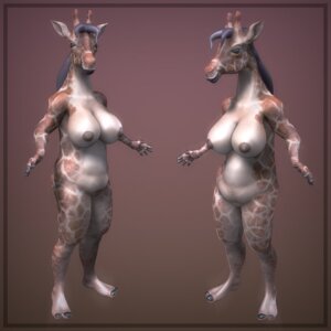 Rating: Explicit Score: 0 Tags: 1:1 3d_(artwork) anthro big_breasts breasts brown_body brown_fur countershade_fur countershading digital_media_(artwork) e621 female fur genitals giraffe giraffid hair horn kruk mammal muscular muscular_anthro muscular_female nipples nude ossicone slightly_chubby solo vulva User: bunchy7s