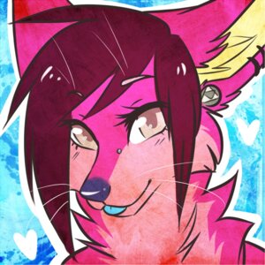 Rating: Safe Score: 0 Tags: 1:1 2013 anthro archived_source blue_tongue bridge_piercing brown_eyes canid canine e621 facial_piercing female fox fur hair looking_at_viewer mammal nayel-ie nintendo nose_piercing piercing pink_body pink_fur pink_hair purple_nose scene_haircut solo sparklefur the_legend_of_zelda tongue triforce whiskers User: bunchy7s