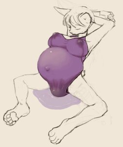 Rating: Explicit Score: 0 Tags: anthro belly big_belly birth blocked_birth bodily_fluids clothed_birth clothing domestic_cat e621 eyes_closed felid feline felis female hair hands_behind_head labor lactating lactating_through_clothing live_birth mammal navel nipple_outline one-piece_swimsuit outie_navel partially_colored pregnant simple_background solo swimwear thin_calves thin_legs thin_thighs unavailable_at_source unknown_artist vaginal_birth wet wet_clothing User: bunchy7s