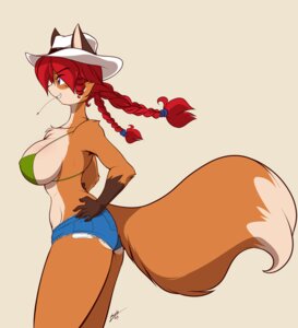 Rating: Questionable Score: 0 Tags: ann_gustave anthro big_breasts bikini biped blue_eyes bottomwear breasts brown_body brown_fur bust_chart butt canid canine chalo chart clothed clothing cowboy_hat denim denim_clothing digital_media_(artwork) e621 female fox fur hair hat headgear headwear huge_breasts las_lindas mammal multicolored_body multicolored_fur portrait red_fox red_hair shorts side_view skimpy smile solo standing swimwear tail three-quarter_portrait true_fox two-piece_swimsuit two_tone_body two_tone_fur User: bunchy7s