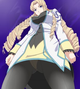 Rating: Explicit Score: 0 Tags: blonde_hair blue_eyes blush breasts female long_hair marguerite_leeds marguerite_pistail panties pantyhose rule34 super_robot_wars super_robot_wars_z2 underwear uniform User: bunchy7s