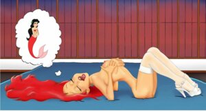 Rating: Explicit Score: 0 Tags: 5_fingers aquatic ariel_(disney) bed big_breasts biped black_hair bra breasts clothing disney e621 eyebrows eyelashes eyes_closed female fin fingers fish_tail footwear furniture hair hand_on_breast high_heels human humanoid_merfolk incestuous_fantasy legless legwear long_hair lying mammal masturbation melody_(disney) merfolk mermaid_tail not_furry open_mouth plantar_flexion platform_footwear platform_heels red_hair seashell_bra shell shoes solo split_form stockings tail tail_fin teeth the_little_mermaid_(1989) thinking thought_bubble thoughtful_expression tongue underwear unknown_artist User: bunchy7s