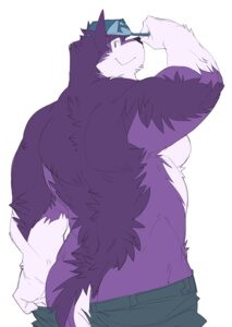 Rating: Questionable Score: 0 Tags: anthro biceps bottomwear bottomwear_down butt caleb_(kokuhane) canid canine canis clothed clothing domestic_dog e621 fur hat headgear headwear husky kokukokuboo male mammal mooning muscular muscular_anthro muscular_male nordic_sled_dog pants pants_down partially_clothed pecs purple_body purple_fur solo spitz teasing topless undressing User: bunchy7s