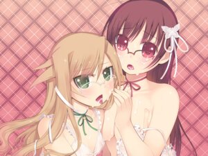 Rating: Explicit Score: 0 Tags: 2girls arima_senka arima_senne brown_hair cum female female_only glasses green_eyes highres huge_eyes human kashiwamochi_yomogi looking_at_viewer multiple_females multiple_girls no_visible_genitalia open_mouth original red_eyes rule34 siblings sisters straight_hair User: bunchy7s