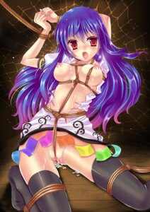 Rating: Explicit Score: 0 Tags: blue_hair bondage crotch_rope erect_nipples female long_hair nipples red_eyes rule34 schoolgirl tenshi_hinanawi touhou User: bunchy7s