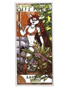 Rating: Safe Score: 0 Tags: 2003 absurd_res amazon anthro antiope art_nouveau bracelet brown_eyes brown_hair canid canine detailed_background e621 english_text european_mythology female flower greek_mythology hair hi_res jewelry long_hair mammal melee_weapon mucha mythology necklace plant polearm shield signature solo spear terrie_smith text traditional_media_(artwork) warrior weapon User: bunchy7s