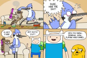 Rating: Questionable Score: 0 Tags: 2_toes 3_toes adventure_time anthro avian avian_feet beak bird blue_body blue_jay bong brother_(lore) brothers_(lore) canid canine canis cartoon_network comic condom corvid crossover dialogue domestic_dog drugs e621 english_text feathers feet finn_the_human jake_the_dog jay_(bird) long_legs lube male mammal marijuana micro_calves micro_legs micro_thighs mordecai_(regular_show) narrow_hips new_world_jay on_model oscine passerine pierrezaius procyonid raccoon regular_show rigby_(regular_show) sexual_barrier_device sibling_(lore) stubby_legs style_crossover tail tail_feathers teeth text thigh_gap thin_calves thin_legs thin_thighs toes toony toothed_beak User: bunchy7s