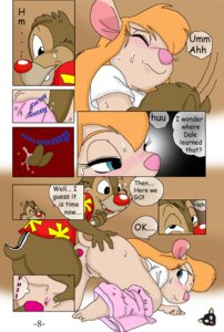 Rating: Explicit Score: 0 Tags: all_fours anthro anus blush blushing bodily_fluids breasts butt chip chip_'n_dale_rescue_rangers chip_'n_dale_rescue_rangers chip_(disney) chipmunk comic dale dale_(disney) deer_bambi disney doggystyle duo e621 erection female fingering from_behind_position gadget_hackwrench genitals ground_squirrel interspecies long_hair male male/female mammal mouse mouse_girl mouse_tail murid murine orange_hair penis pussy rodent rule34 sciurid sex squirrel sweat tail vulva User: bunchy7s
