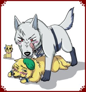 Rating: Questionable Score: 0 Tags: blush canid canine canis clothing domestic_dog e621 female feral german_shepherd group hat headgear headwear herding_dog hetalia licking liechtenstein_(hetalia) low_res male mammal mizzkie pastoral_dog pinned prussia_(hetalia) quadruped red_eyes simple_background switzerland_(hetalia) tail tongue tongue_out white_background User: bunchy7s