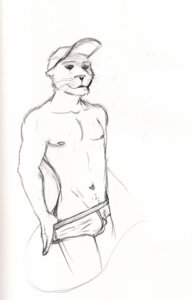 Rating: Questionable Score: 0 Tags: anthro black_and_white briefs briefs_only briefs_pull clothed clothing clothing_pull e621 felid hat headgear headwear hi_res leopard lutefisk male mammal monochrome nipples pantherine pose simple_background sketch slim solo topless topless_male underwear underwear_only underwear_pull white_background User: bunchy7s