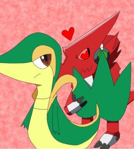 Rating: Safe Score: 0 Tags: absurd_res ambiguous_gender annoyed bandai_namco crossover digimon digimon_(species) dragon duo e621 feral generation_5_pokemon heart_symbol hi_res love mythological_creature mythological_scalie mythology nintendo pokemon pokemon_(species) reptile scalie shoutmon snivy tail tail_grab thedigifurfan unknown_artist User: bunchy7s